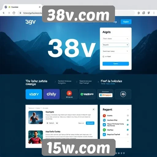 Análise da interface do usuário do 38v.com