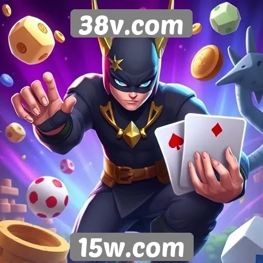 Variedade de jogos disponíveis no 38v.com